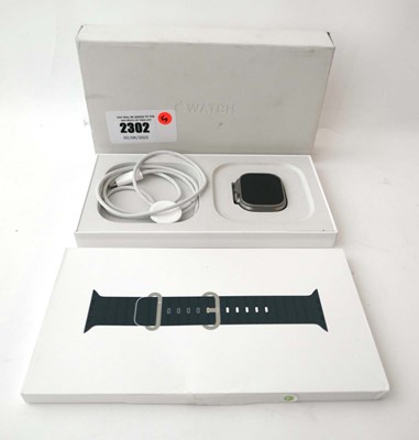 Lot 2302 - Apple Watch Ultra 2 49MM Titanium Blue