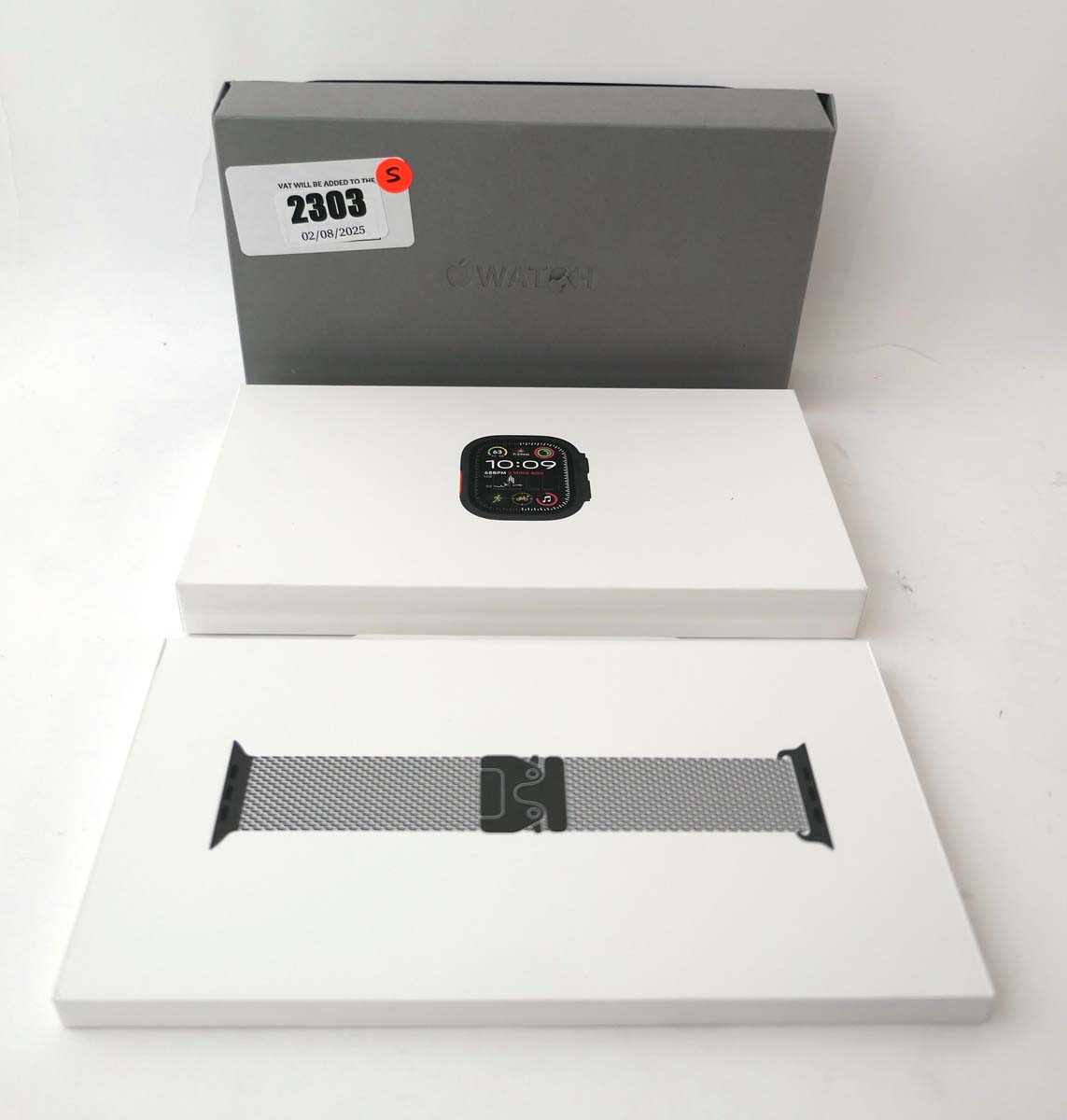 Lot 2303 - *Sealed* Apple Watch Ultra 2 49MM Black Titanium