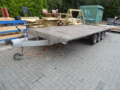 Lot 4376 - Bradley Al-Ko Type HU12 3500kg triple axle...