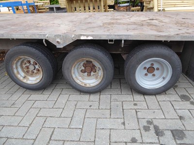 Lot 4376 - Bradley Al-Ko Type HU12 3500kg triple axle...