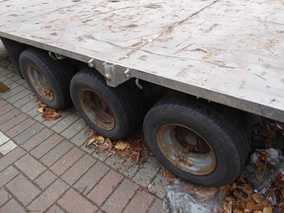 Lot 4376 - Bradley Al-Ko Type HU12 3500kg triple axle...