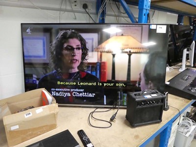 Lot 2718 - TCL 55" TV 55P720K with remote (R37) no box,...