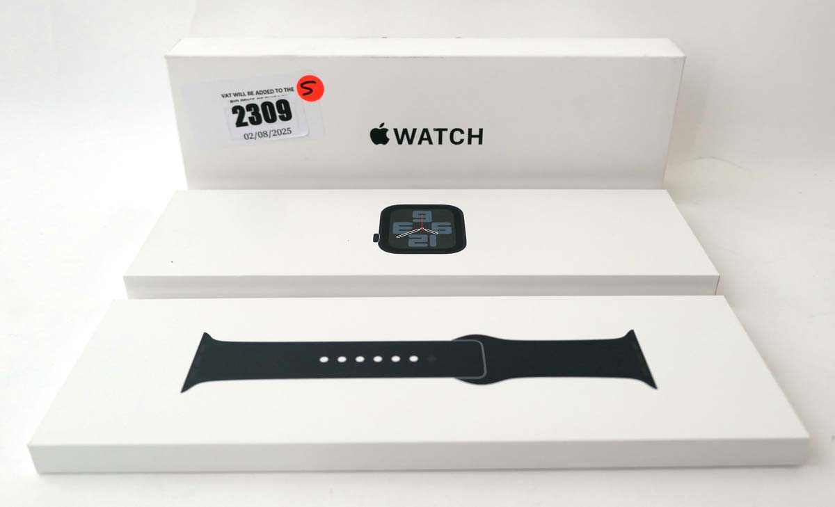 Lot 2309 - *Sealed* Apple Watch SE 2nd Gen 44MM Midnight Al
