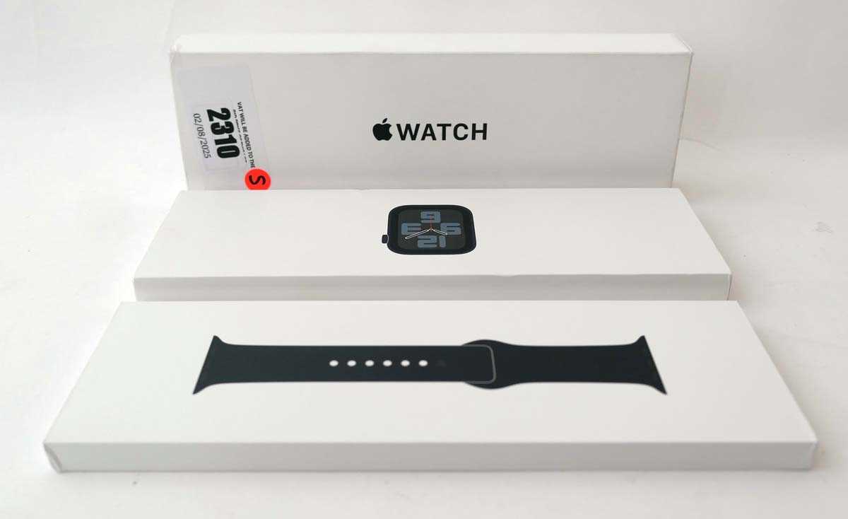 Lot 2310 - *Sealed* Apple Watch SE 2nd Gen 44MM Midnight Al