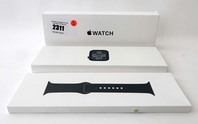 Lot 2311 - *Sealed* Apple Watch SE 2nd Gen 44MM Midnight Al