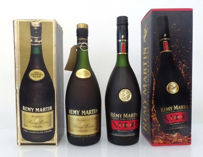 Lot 139 - 2 bottles of Remy Martin VSOP Fine Champagne...