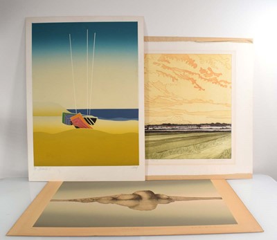 Lot 186 - John Brunsden (1933-2014), 'Suffolk Scene',...