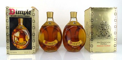 Lot 145 - 2 bottles of Dimple Haig Scotch Whisky with...