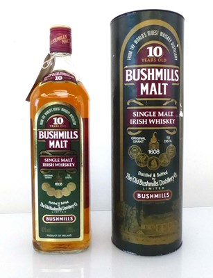 Lot 171 - A bottle of Bushmills 10 yeaer old Single Malt...