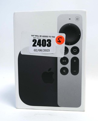 Lot 2403 - *Sealed* Apple TV 4K 64GB 3rd Gen A2843