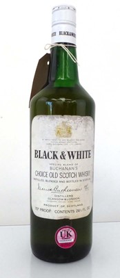 Lot 178 - An old bottle of Buchanan's Black & White...