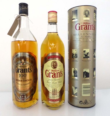 Lot 183 - 2 bottles of William Grant's Scotch Whisky, 1x...