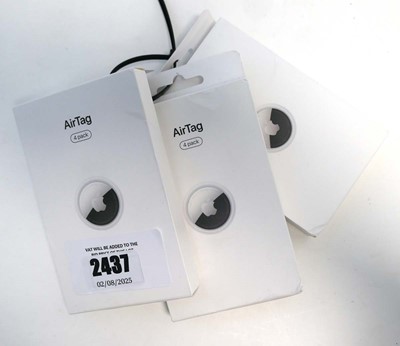 Lot 2437 - 3x AirTag 4-Packs (sealed)