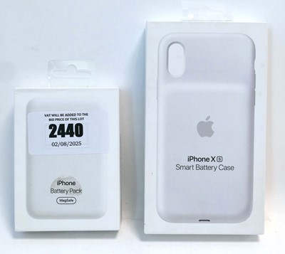 Lot 2440 - iPhone MagSafe Battery Pack and iPhone XS...