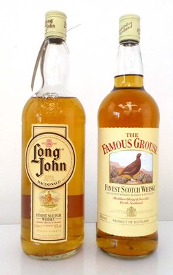 Lot 194 - 2 bottles of Whisky, 1x Long John Finesrt...