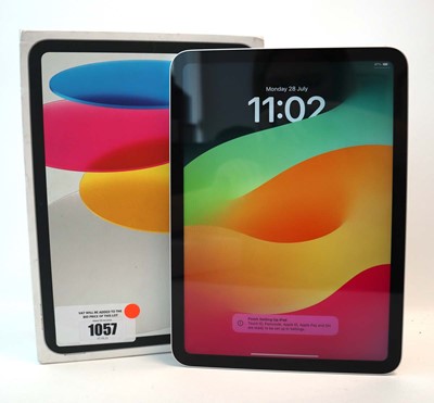 Lot 1057 - iPad 10th Gen A2696 64GB Silver with box
