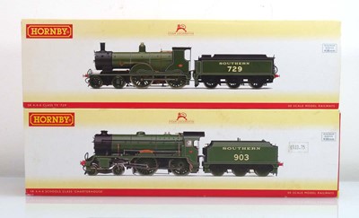 Lot 211 - Two Hornby OO gauge locos: R2742X SR 4-4-0...