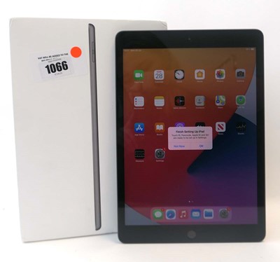 Lot 1066 - iPad 8th Gen A2270 32GB Space Grey with box