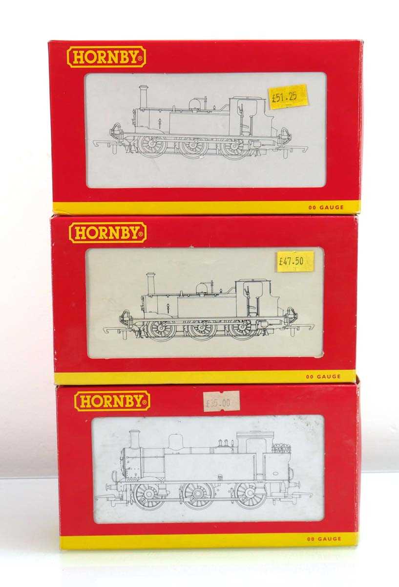 Lot 219 - Three Hornby OO gauge tank locos: R2469 LMS...