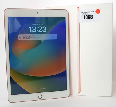 Lot 1068 - iPad 8th Gen A2270 32GB Gold with box