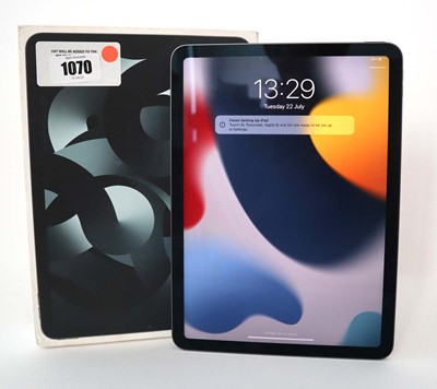 Lot 1070 - iPad Air 5th Gen 64GB Space Grey with box