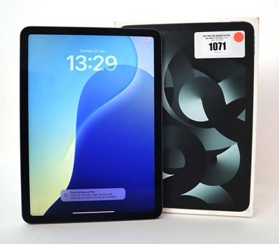 Lot 1071 - iPad Air 5th Gen 64GB Space Grey with box