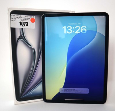 Lot 1073 - iPad Pro 11 64B Space Grey (wrong box)