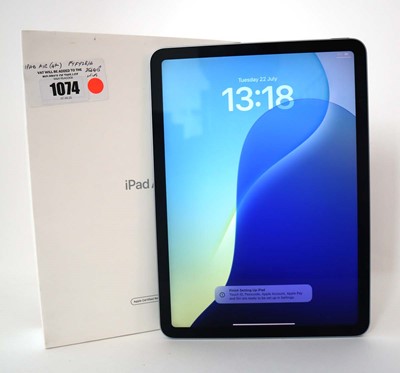 Lot 1074 - iPad Air 4th Gen 256GB Sky Blue with box