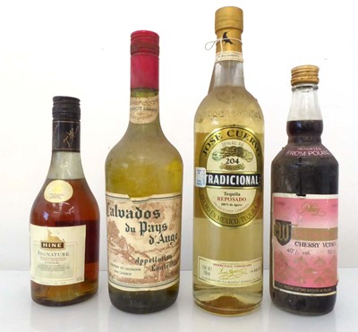 Lot 199 - 4 bottles, 1x Jose Cuervo Tradicional Reposado...