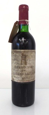 Lot 351 - A bottle of Grand Vin de Chateau Latour 1973...