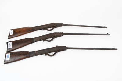 Lot 1509 - Three .177 Gem air rifles, no. 86309, no....