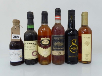Lot 254 - 6 bottles Dessert wines, 1x 1999 Royal Tokaji...