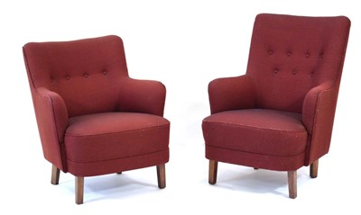 Lot 98 - A 'His and Hers' pair of 1950/60's Danish...