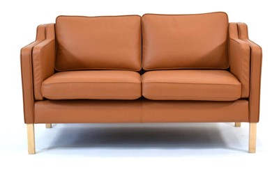 Lot 96 - A Danish Model 2212 two-seater sofa...