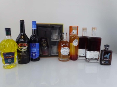Lot 280 - 9 bottles, 2x Emerald Island Distillery Dark...