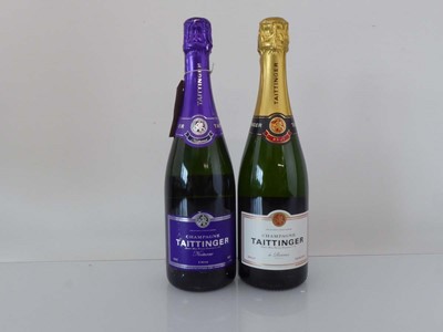 Lot 303 - 2 bottles of Taittinger Champagne, 1x Nocturne...