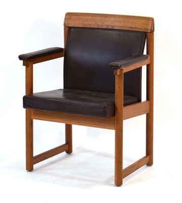 Lot 245 - A 1970's Swedish elbow chair by Ferdinand...