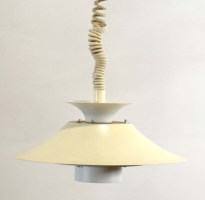 Lot 192 - A 1970's Danish cream enamelled four-tier...