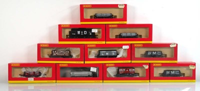 Lot 238 - Ninety-one items of Hornby OO gauge rolling...