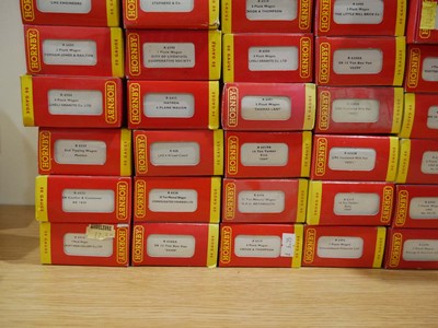 Lot 238 - Ninety-one items of Hornby OO gauge rolling...