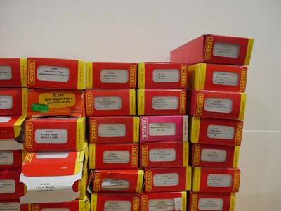 Lot 238 - Ninety-one items of Hornby OO gauge rolling...