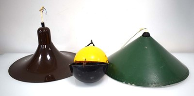 Lot 272 - A group of three 1970's Danish ceiling lights...