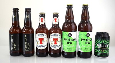 Lot 451 - 43 bottles & cans, 18x Hawkstone lager 4.8%...