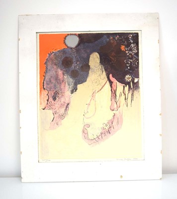 Lot 282 - Grete Balle (Danish, b. 1926), Figures in a...