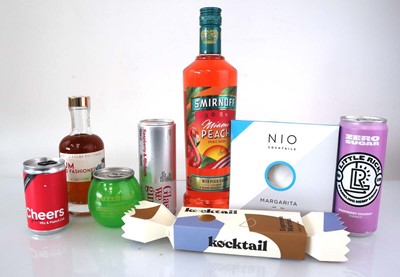 Lot 458 - Approx 44 premixed assorted cocktails in cans,...