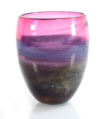 Lot 260 - An Anthony Stern Glass vase decorated with...