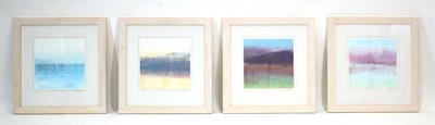 Lot 288 - Jill Ogilvy (Cambridge), 'Purple Hills' signed...