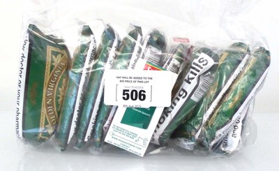 Lot 506 - 10 pouches of 50gm Golden Virginia Tobacco...