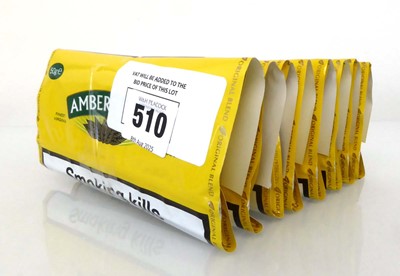 Lot 510 - 8 pouches of 50gm Amberleaf Rolling Tobacco...