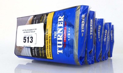 Lot 513 - 8 pouches of 50gm The Turner Original Tobacco...
